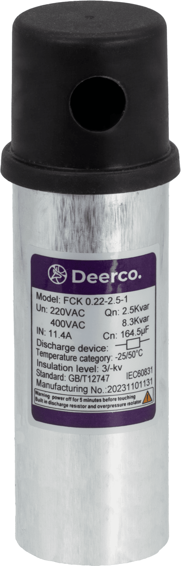 Derko 220V Monofaze Ağır Yük Kondansatör